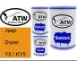 Preview: Jeep, Dozer, Y5 / KY5: 500ml Lackdose + 500ml Klarlack + 250ml Härter - Set, von ATW Autoteile West.